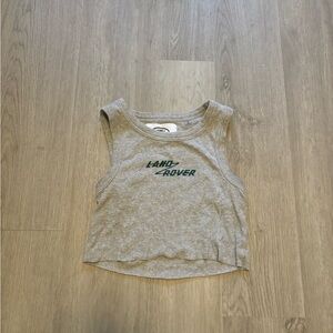 Pacsun Land Rover Grey Tank Top